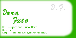dora futo business card